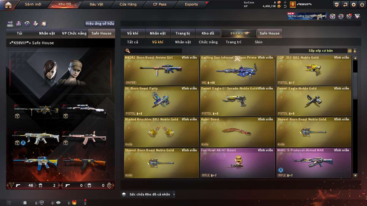 shop acc cf uy tin gia re